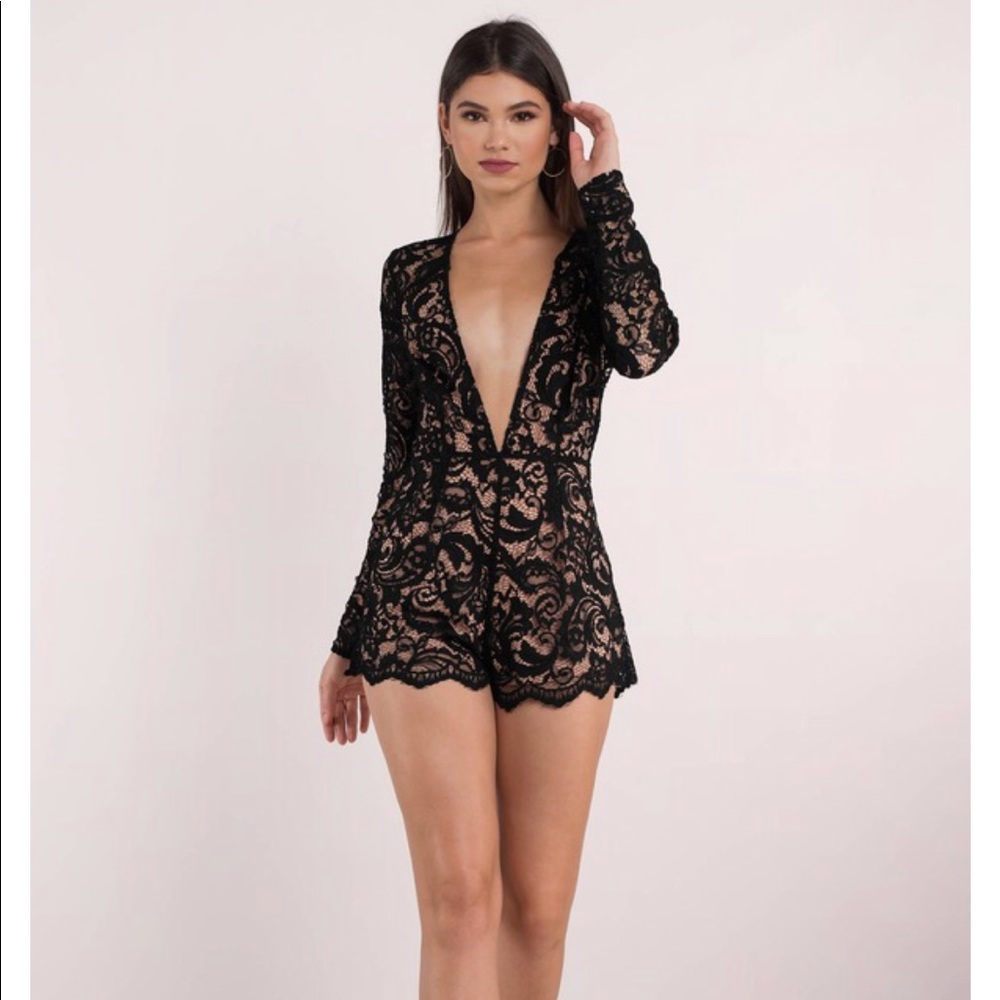 TOBI black romper